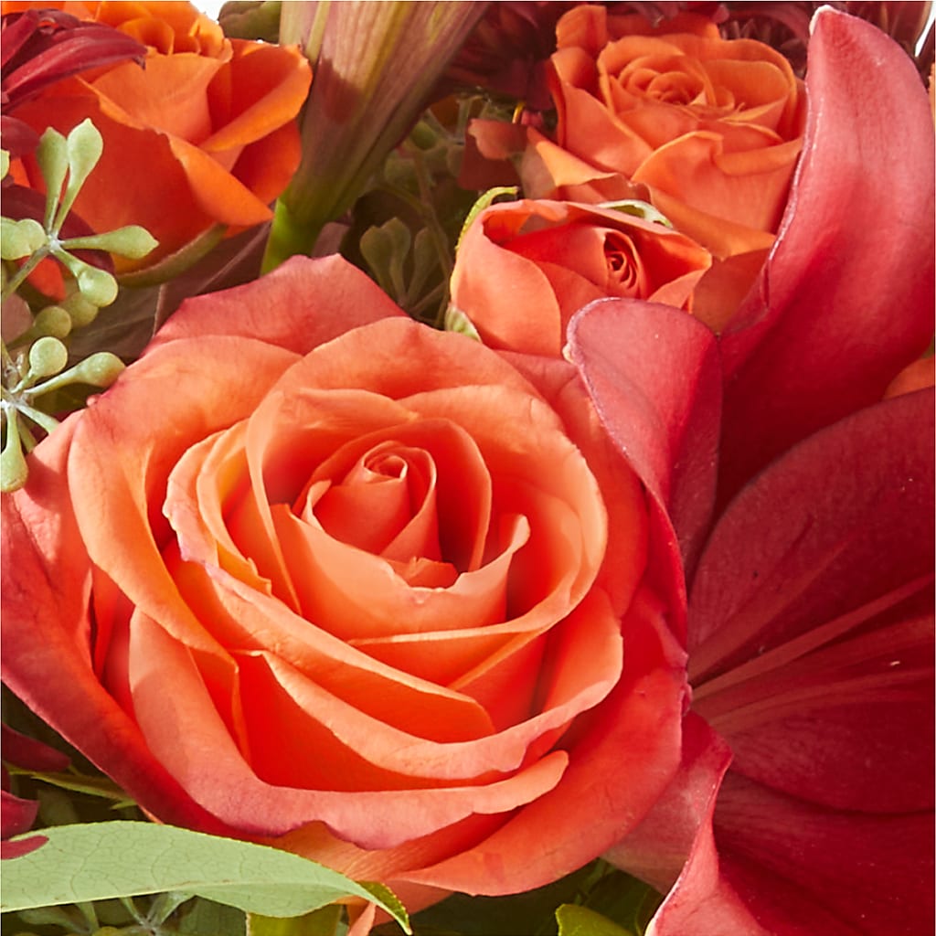 Crimson Leaves Bouquet – KAREN'S AND TINA'S FLOWERS, Newmarket ON