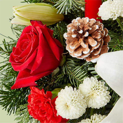 Seasonal Festivities Centerpiece – KAREN'S AND TINA'S FLOWERS, Newmarket ON
