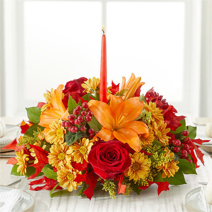 Autumn's Embrace Centerpiece – KAREN'S AND TINA'S FLOWERS, Newmarket ON