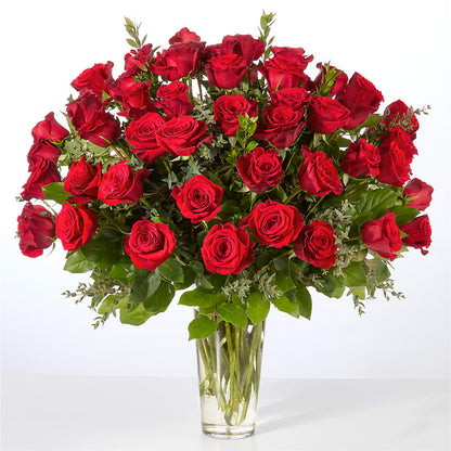Forever Yours Fifty Stem Red Rose Bouquet – KAREN'S AND TINA'S FLOWERS, Newmarket ON
